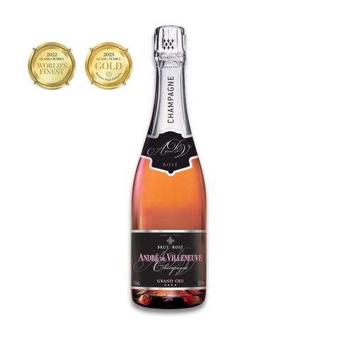 André de Villeneuve Rosé Grand Cru Champagne